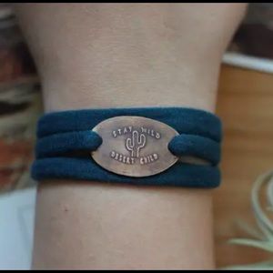 Stay Wild Desert Child Pressed Penny Wrap Bracelet